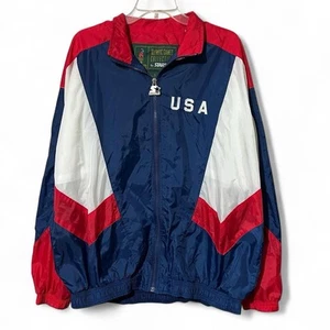 Vintage 90s Starter 1996 Atlanta Olympics USA Windbreaker Jacke Gr. XL - Bild 1 von 7