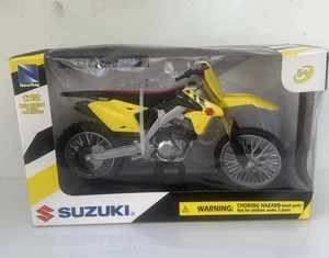 SUZUKI RM-Z450 YELLOW 1/12 DIECAST MOTORCYCLE MODEL BY NEW RAY 57643 - Picture 1 of 11
