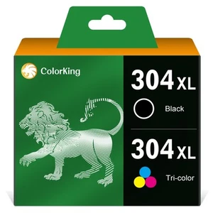 Cartouches d'encre Remanufacturées Remplacement pour HP 304 304XL pour Envy 5... - Photo 1/6
