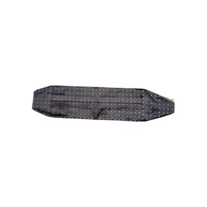 David Donahue, 100% Silk, Made In U.S.A. Black with white polka dots, Cummerbund - Picture 1 of 6