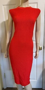 Nice St John Red Knit Dress sz 14 - Picture 1 of 6