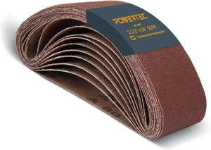 401408 2-1/2 X 14 Inch Sanding Belts, 80 Grit Aluminum Oxide Belt Sander Sanding - Picture 1 of 12