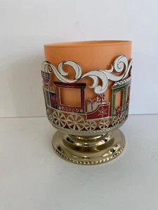 Bath And Body Works Zugsockel 3 Docht Kerzenhalter Hülle Weihnachten Urlaub - Bild 1 von 7
