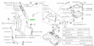 Filler Pipe Complete For: Subaru Impreza GDA GDB WRX STI 01-07 - Picture 1 of 1