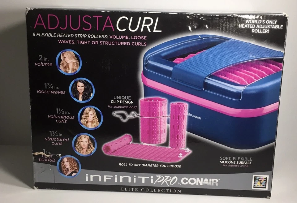 V10297 FRHS Conair Infiniti Pro by Elite Collection Adjusta Curl Flexible Heated Rollers- 074108270979