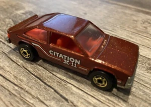 Vintage 1980 Hot Wheels Chevy Citation X-11 Malaysia Brown Gold GREAT CONDITION - Picture 1 of 6