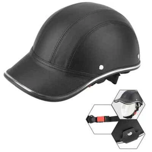 For Cafe Racer Chopper Scooter Half Face Vintage Summer Cap Safety Hard Hat Moto - Imagen 1 de 23