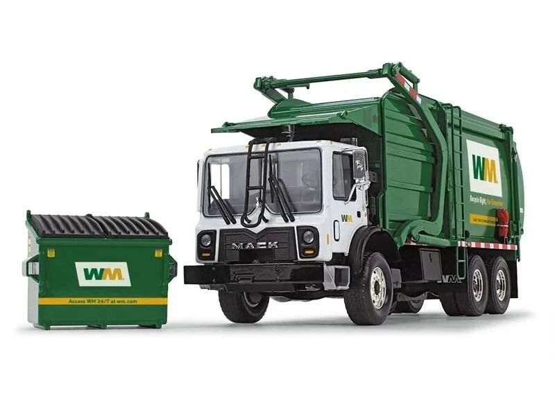 Mack TerraPro w/Wittke Front Load Refuse w/ Bin 1 34 Scale - First Gear 10-4001D