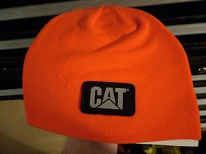 Caterpillar CAT Reflective Beanie Highly Visible Knit Hat Orange - Picture 1 of 1