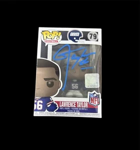 New York Giants Lawrence Taylor Signed Funko Pop #79 COA - Picture 1 of 6