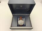 Maserati Epoca Men's Blue Dial Stainless steel Leather Band Watch R8871618001