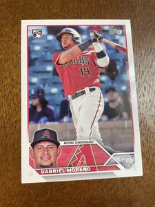 Gabriel Moreno Rookie RC 2023 Topps Update Card #US161 Arizona Diamondbacks