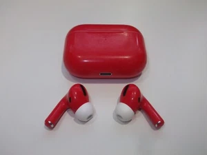 GENUINOS Originales Apple Airpods Pro 1ª Generación - PINTADOS (ROJO) - Imagen 1 de 8