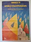 Original Vintage Poster - WINDSURFING - World Cup Greece 1979