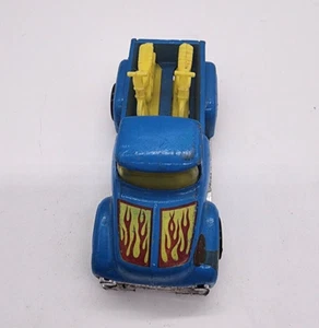 Vintage 1973 Hot Wheels Blue Ford 56 Hi-Hauler Pickup Truck, Yellow Motorcycles - Picture 1 of 8