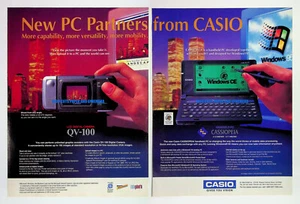 Casio Digital Camera Handheld Windows CE PC 1996 Trade Print Magazine Ad Poster - Picture 1 of 4