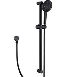 YUESIMATE 5-Spray Handheld Shower Head Set with 28.35-Inch Slide Bar BLACK - Picture 1 of 3