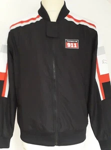NEW PUMA BLACK PORSCHE 911 GT3R TRACK TOP RACING JACKET MEN rrp£99.99 limited ed - Picture 1 of 10