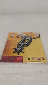 New NBA San Antonio Spurs Car Truck Real Chrome Metal Automotive Emblem - Picture 1 of 8