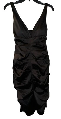 Sexy Vestido Satinado XScape Joanna Chen Para Mujer Talla 8 Cóctel Body Con Foto 1 de 4