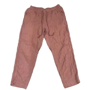 Pantalone donna misto lino filo universale terracotta taglia S casual - Foto 1 di 8