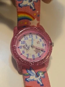 Time TW7C25500, Kid's Time Machines Pink Elastic Watch, Unicorn, Time Teacher - Picture 1 of 7