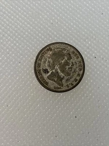 1874 netherlands 10 cents sword privy G1 - Picture 1 of 2