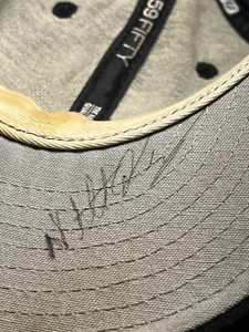 Baseballkappe Nelson Cruz 2006 Texas Rangers signiert New York Yankees - Bild 1 von 8