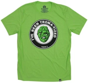 NEW Creepy Co. Toxic Avenger IVE BEEN TROMATIZED Green Tee T-Shirt XS or S Sizes - Picture 1 of 4