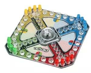 Pop-O-Matic Trouble Gioco da Tavolo per Bambini, Giochi per Famiglia per 2-4 Giocatori - Foto 1 di 5