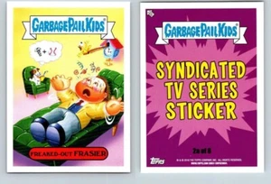 Garbage Pail Kids 2016 - Prime Slime Trashy TV - #2a Freaked-Out Frasier - Imagen 1 de 1