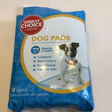 grreat choice puppy pads