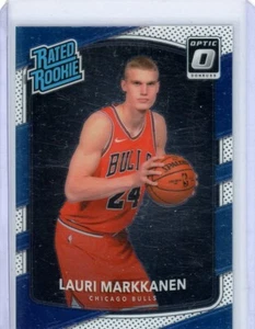 2017-18 Donruss Optic #159 Lauri Markkanen RC Rookie Utah Jazz Chicago Bulls - Picture 1 of 2