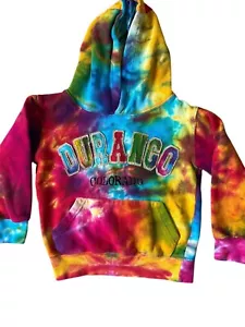 Durange Colorado Sweatshirt Hoodie Jugend XS Batik bestickt Spruch Hippie - Bild 1 von 7