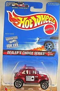 1997 Hot Wheels #567 Dealers Choice Series 3/4 BAJA BUG Red w/Chrome 5 Spokes - Picture 1 of 5