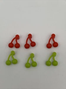 REPLACEMENT CHERRIES x6 LEGO The Hobbit An Unexpected Journey 79003 PARTS ONLY - Picture 1 of 2