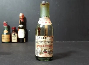 PELLISSON FINE COGNAC MINIATURE BOTTLE .. SEALED .. EMPTY - Picture 1 of 3