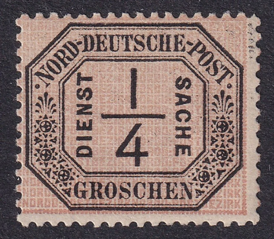 NORTH GERMAN CONFED 1870 North District ¼g Official SG O40 MH/* (CV £47) - Image 1 of 1