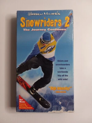 Warren Miller's Snowriders 2: The Journey Contunues (VHS, 1998) Snowboarding — 第 1/3 张图片