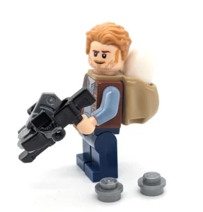 LEGO Jurassic World Minifigure - Owen Grady w/ Backpack 75928 (jw044) - Picture 1 of 5