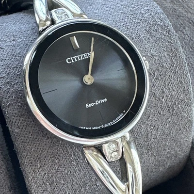 Citizen Women's Modern Eco-Drive Silver Watch 23 MM EX1420-50E *DOES NOT WORK* - Image 1 of 4