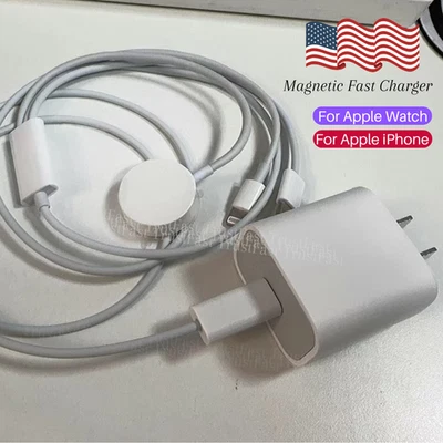 3 en 1 Para iPhone Apple Watch Magnético Carga Rápida USB C Cable 20W PD Tipo C Cubo Foto 1 de 4