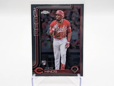 2025 Topps Chrome Rece Hinds #253 Rookie Cincinnati Reds RC - Image 1 of 2