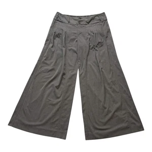Anthropologie Cartonnier Damenhose 12 braun weites Bein Fischgrätmuster Academia - Bild 1 von 14