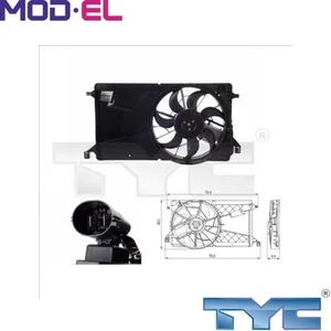 FAN RADIATOR 820-0001 FOR MAZDA 3 Y406/Y601/Y603/Y605/Y642 1.6L LF-VE/DE 2.0L - Picture 1 of 6
