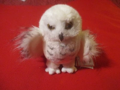 Плюшевая белая пятнистая снежная сова Douglas 8 дюймов игрушка для объятий хедвигом - Изображение 1 из 4