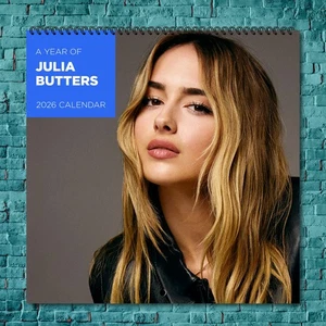 Calendario da parete Julia Butters 2026 calendario fotografico celebrità 12 mesi - Foto 1 di 4