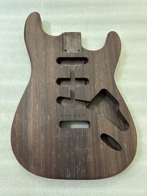 Unfinished Strat Guitar Body INDIAN ROSEWOOD FREE SHIPPING SAME ITEM - Image 1 of 4