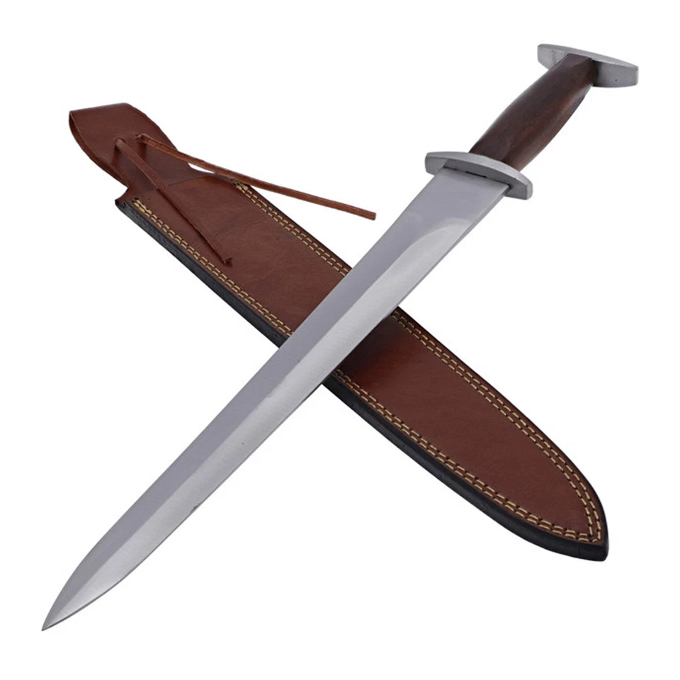 13th Century Knightly Sieghard Medieval Dagger Steel Full Tang Unsharpened LARP - Image 1 of 4