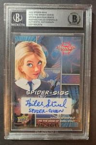 2022 Upper Deck Spider-Man Into the Spider-Verse Hailee Steinfeld Auto - Picture 1 of 2
